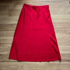 NWT J. Crew Women’s Pull On Skirt in Holiday Red XS